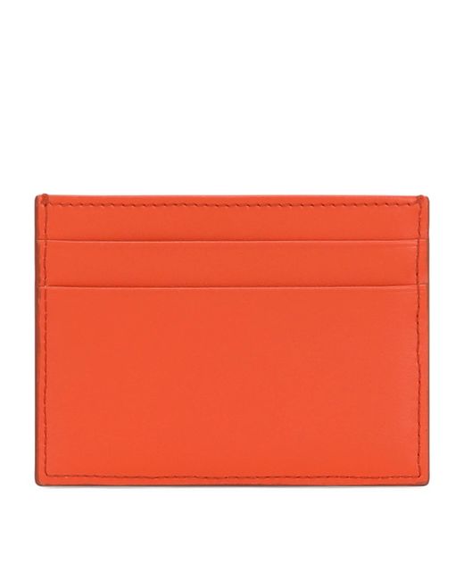 Dolce & Gabbana Red Leather Card Holder