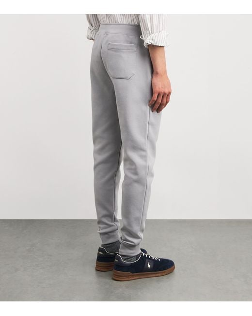Ralph Lauren Gray Tech Knit Sweatpants for men