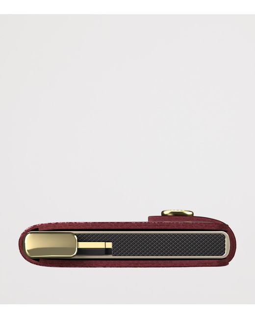Secrid Red Leather Miniwallet for men