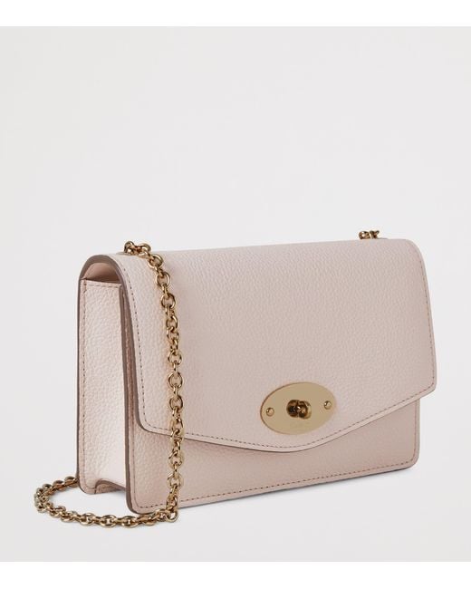 Mulberry Gray Small Leather Darley Cross-Body Bag