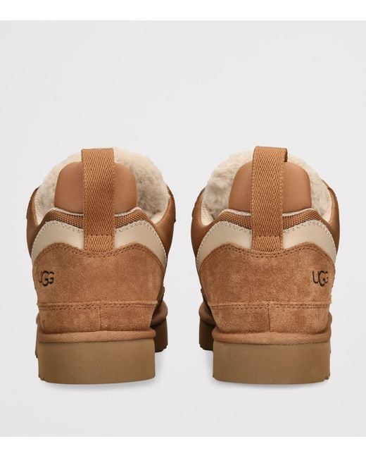 Ugg Brown Suede Lowmel Sneakers for men