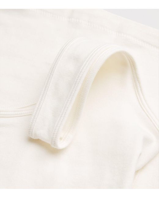Skims White Stretch-Cotton Jersey Tank Top