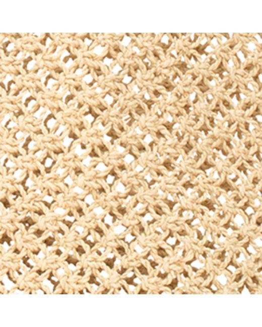 Saint Laurent Natural Raffia Y Tote Bag