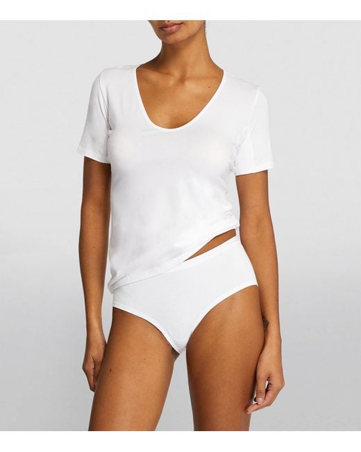 Falke White Hipster Outlast Briefs