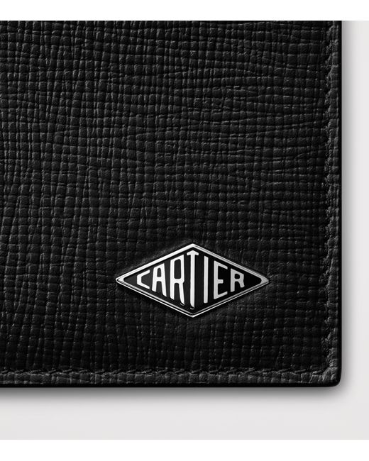 Cartier Black Leather Losange Card Holder for men