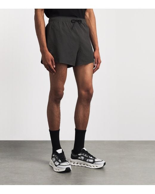 On Shoes Black Performance Volt Shorts for men