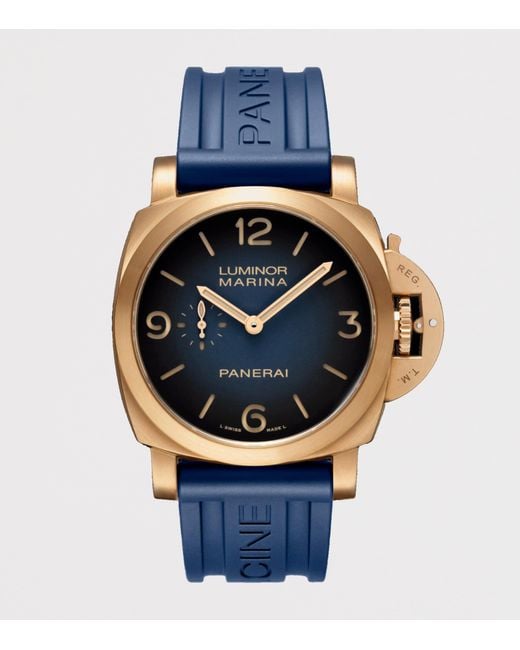 Panerai Blue Bronzo Luminor Marina Watch