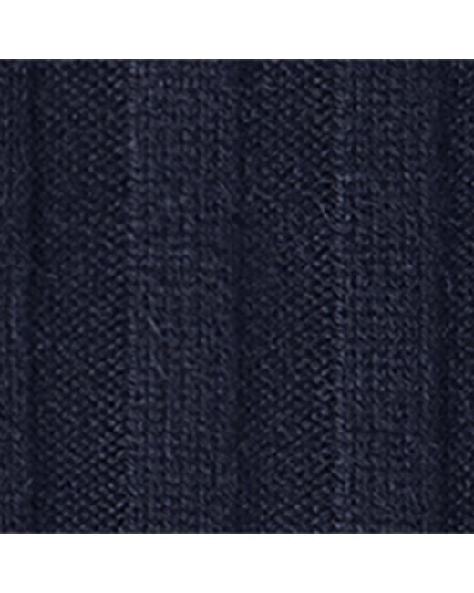 Brunello Cucinelli Blue Cashmere Scarf for men