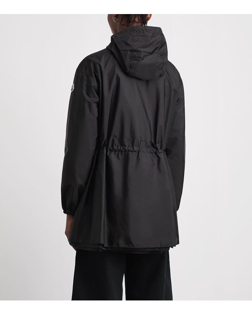 Moncler Black Hooded Weteau Jacket