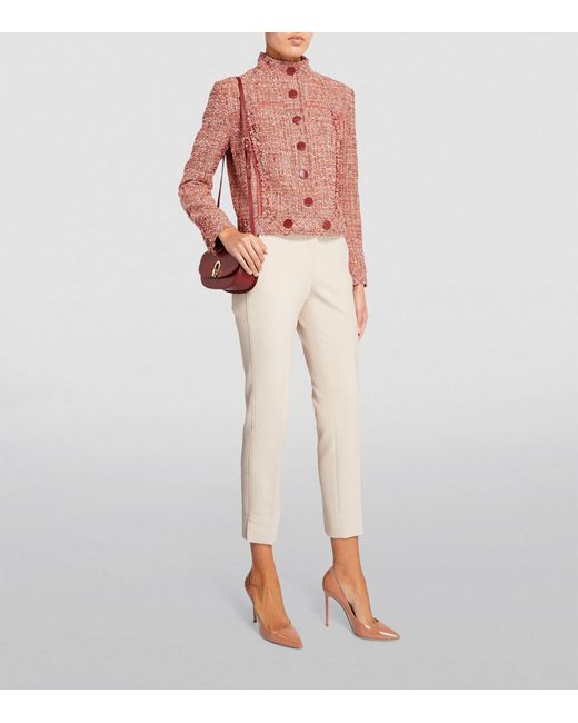 St. John Pink Tweed Jacket