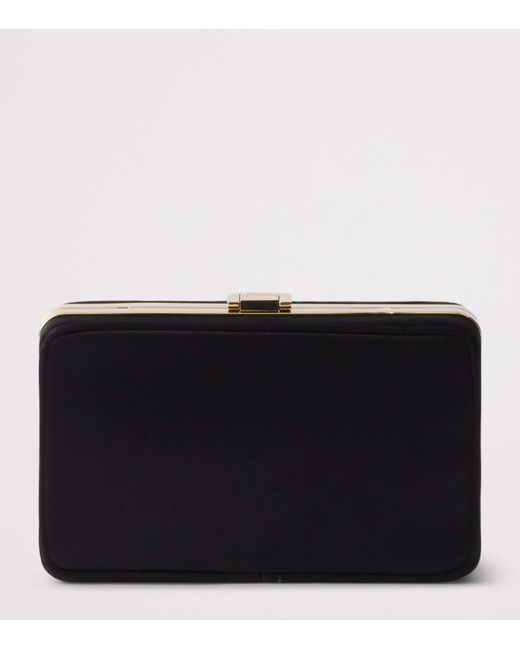 Prada Black Mini Satin Clutch