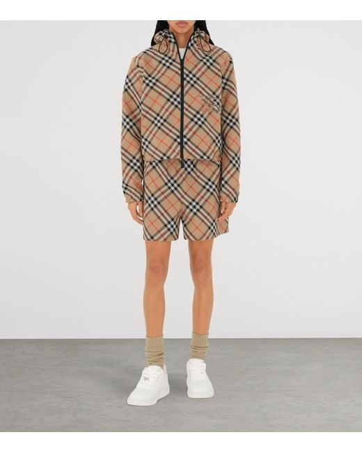 Burberry Natural Technical Reversible Hooded Jacket