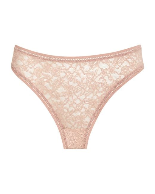 Wolford Natural Lace Briefs