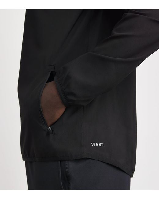 vuori Black Outdoor Trainer Shell Jacket for men