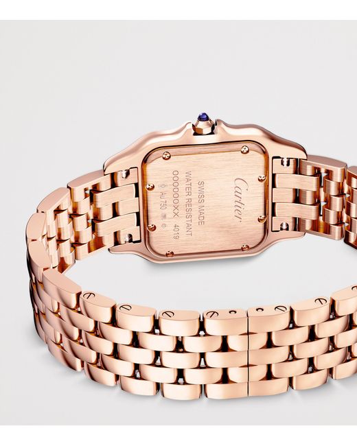 Cartier Metallic Medium Rose Panthère De Watch