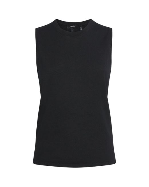 Theory Black Regal Wool Sweater Vest