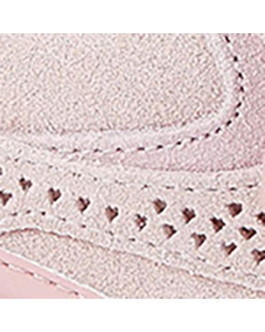 Kurt Geiger Pink Suede Kurt Runner Sneakers