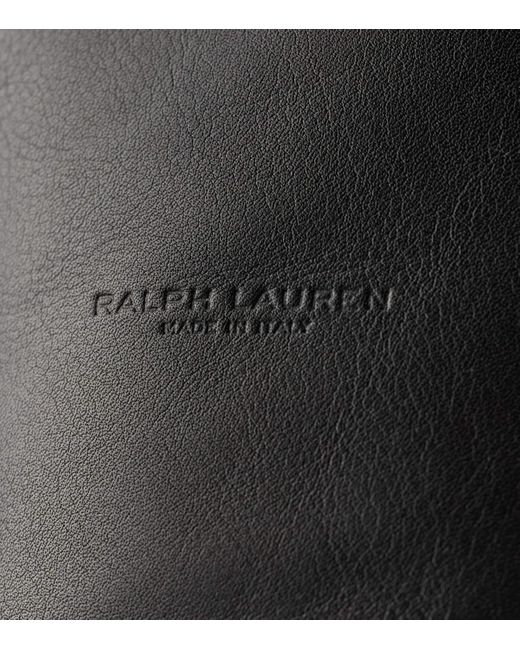 Ralph Lauren Black Leather Barnet Boots 55