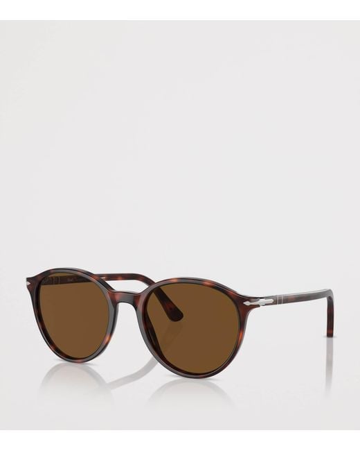 Persol Brown Round Phantos Sunglasses