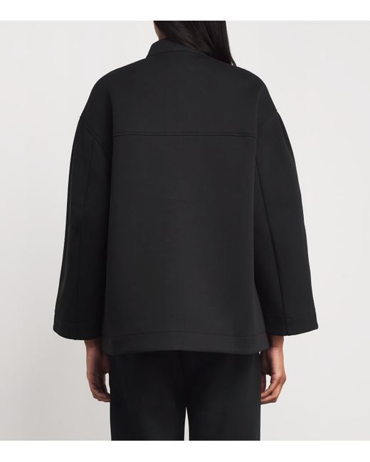 Max Mara Black Zip-Up Cadice Jacket