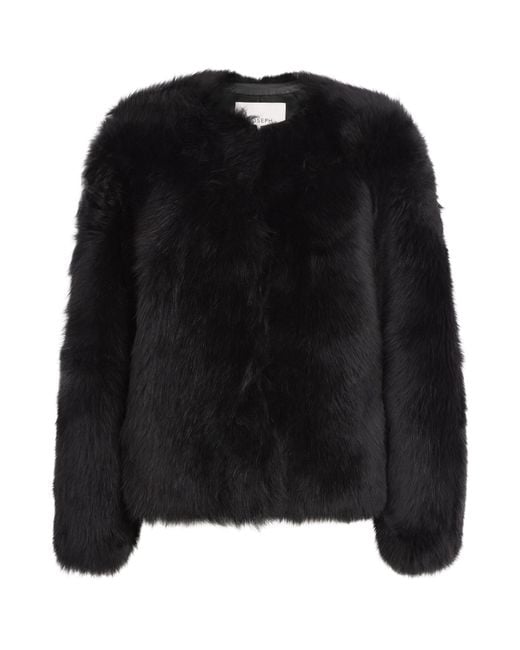 Joseph Black Shearling Gomez Jacket