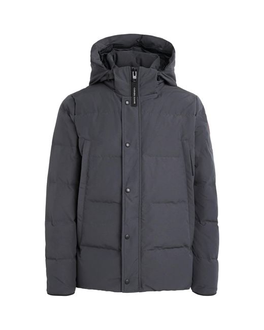 Canada Goose Gray Wyndham Parka Jacket for men