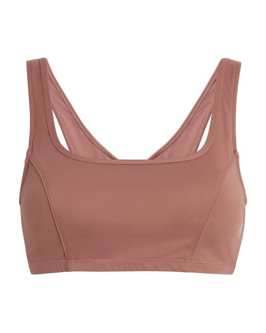 Perfect Moment Pink Logo Bra Top