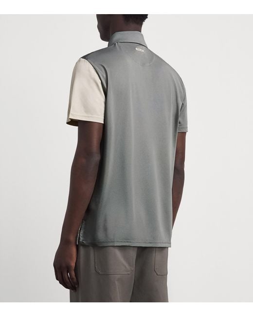 Ralph Lauren Gray Colour-Block Polo Shirt for men