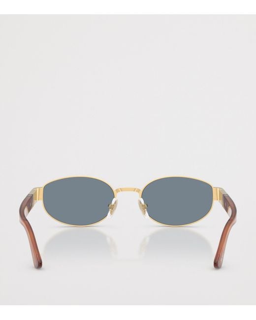 Persol Blue Po1024S Oval Sunglasses for men