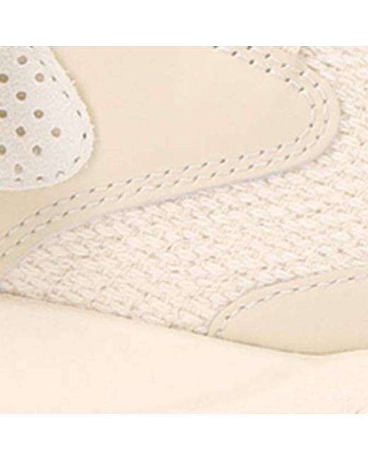Kurt Geiger Natural Suede-Trim Runner Low-Top Sneakers for men
