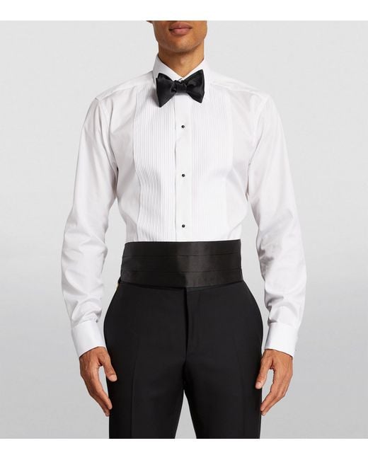 Canali Black Silk Cummerbund for men