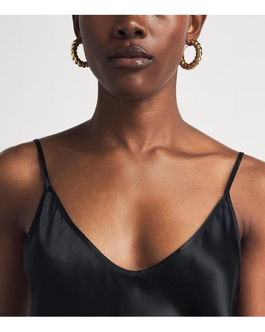 L'Agence Black Silk Lexi Camisole