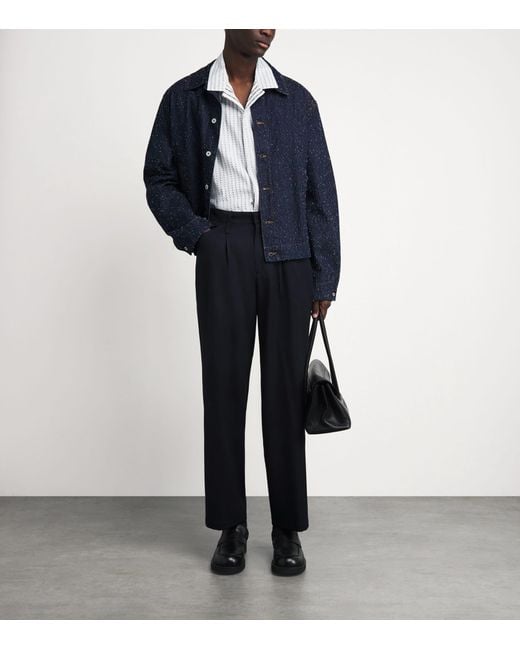Jacquemus White Cotton Typewriter Romarin Shirt for men
