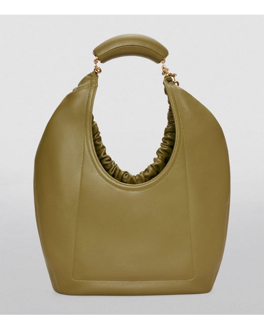 Loewe Green Medium Leather Squeeze Top-handle Bag