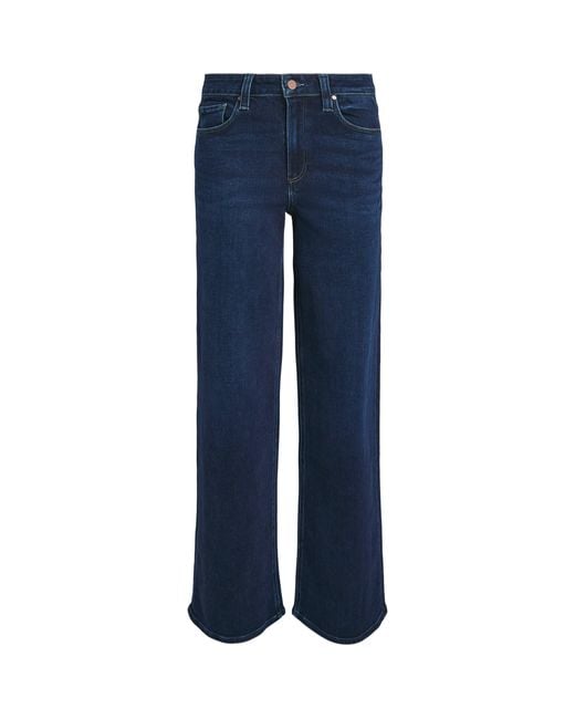 PAIGE Blue Tatum Wide-Leg Jeans