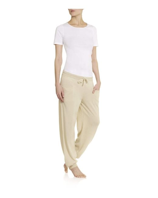 Hanro White Cotton Seamless T-Shirt