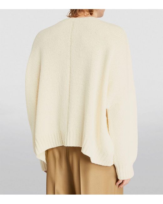 The Row Natural Wool-silk Crew-neck Sweater for men
