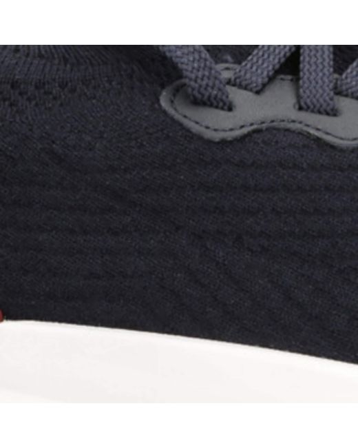 Brunello Cucinelli Blue Knitted Sneakers for men