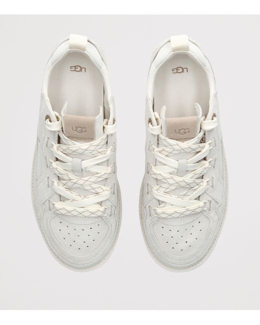 Ugg White Suede Minimel Sneakers for men