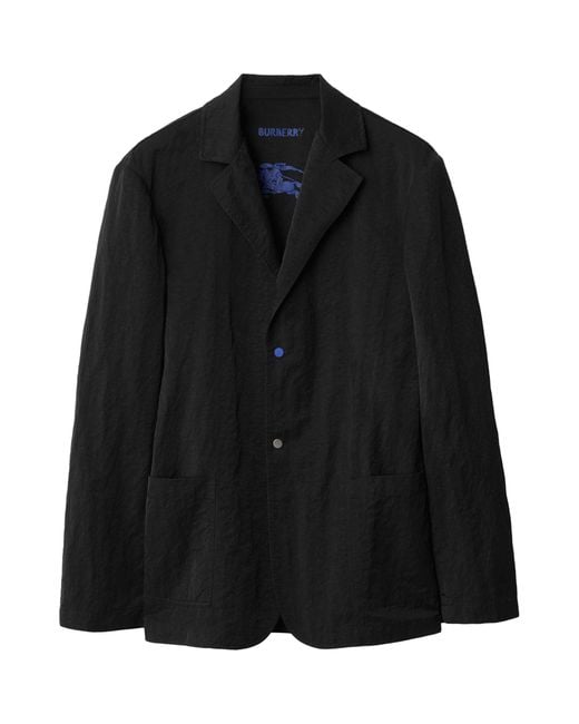 Burberry Black Oversized Tailored Jacket for men