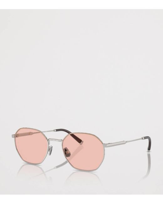 Brunello Cucinelli Pink Titanium Bc2003St Sunglasses