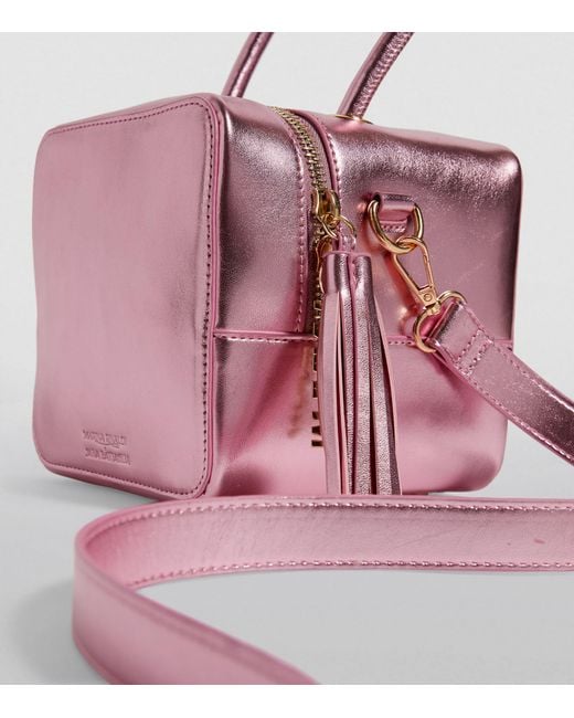 Marina Rinaldi Purple Metallic Top-handle Bag