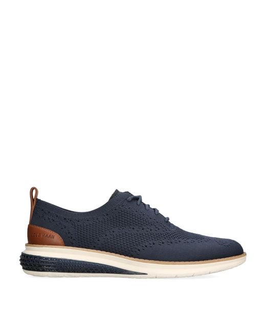 Cole Haan Blue Øriginalgrand Energyweave Stitchlite Oxford Sneakers for men