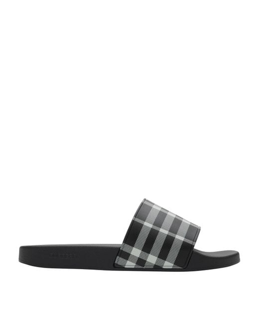 Burberry Black Flip-Flops & Slides for men