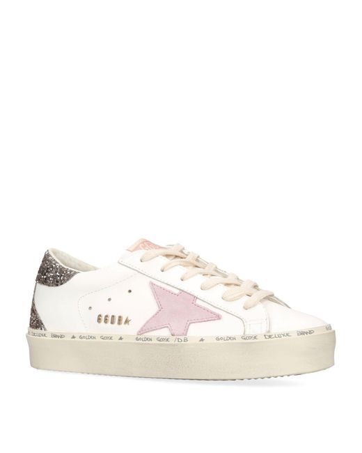 Golden Goose Deluxe Brand Natural Leather Hi Star Sneakers
