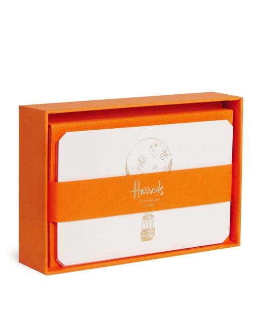 Harrods Orange Correspondence Set