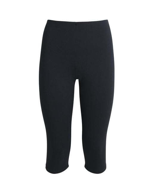 Skims Black Smooth Layers Capri Trousers