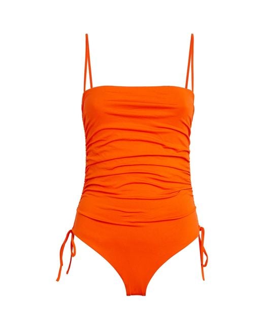 Johanna Ortiz Orange Tarangire Swimsuit