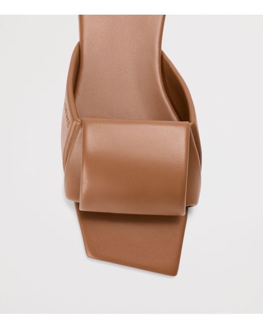 Loewe Brown Leather Origami Slides