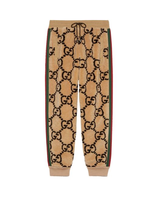 Gucci Metallic Wool Gg Sweatpants for men